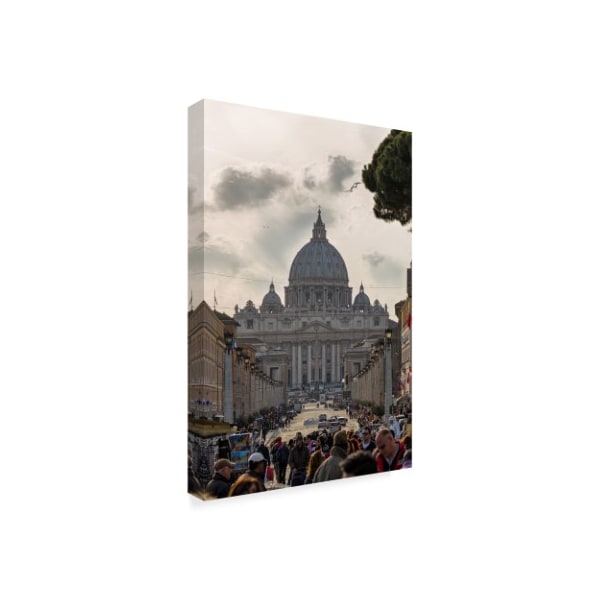 Giuseppe Torre 'S. Peters Way' Canvas Art,12x19